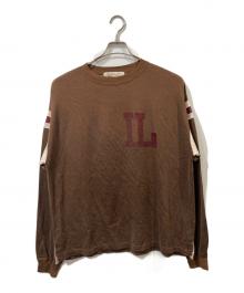 REMI RELIEF（レミレリーフ）の古着「FOOTBALL LONG SLEEVE T-SHIRTS」｜ブラウン