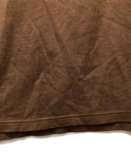REMI RELIEF（レミレリーフ）REMI RELIEF (レミレリーフ) FOOTBALL LONG SLEEVE T-SHIRTS ブラウン サイズ:Mの古着・服飾アイテム