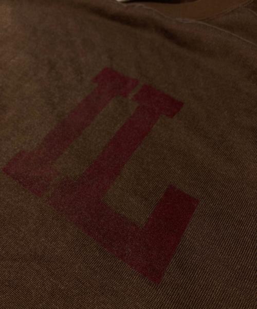 REMI RELIEF（レミレリーフ）REMI RELIEF (レミレリーフ) FOOTBALL LONG SLEEVE T-SHIRTS ブラウン サイズ:Mの古着・服飾アイテム