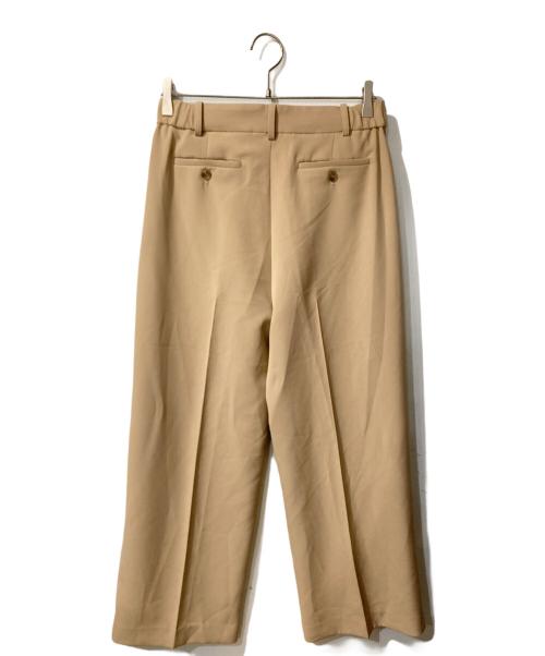 L'appartement（アパルトモン）L'Appartement (アパルトモン) Double cloth Tuck Pants ベージュ サイズ:36の古着・服飾アイテム
