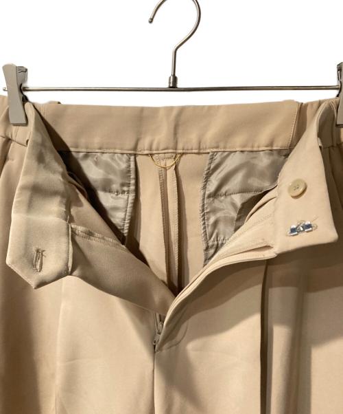L'appartement（アパルトモン）L'Appartement (アパルトモン) Double cloth Tuck Pants ベージュ サイズ:36の古着・服飾アイテム