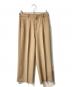 L'Appartement（アパルトモン）の古着「Double cloth Tuck Pants」｜ベージュ