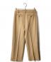 L'Appartement (アパルトモン) Double cloth Tuck Pants ベージュ サイズ:36：7000円