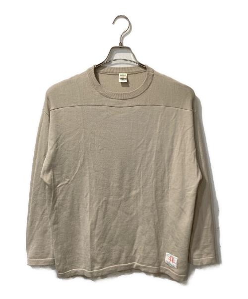 GOOD GRIEF!（グッドグリーフ）GOOD GRIEF! (グッドグリーフ) フットボールナンバーニット ベージュ サイズ:1の古着・服飾アイテム