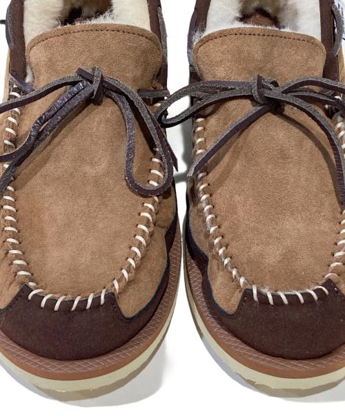 suicoke（スイコック）suicoke (スイコック) ムートンモカシン ブラウン サイズ:25の古着・服飾アイテム