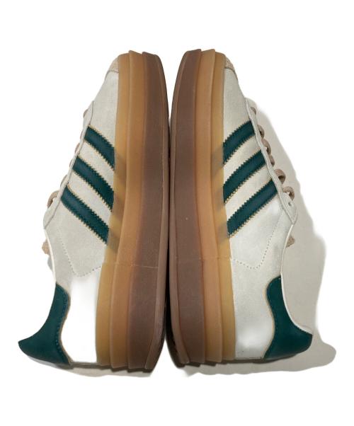 adidas（アディダス）adidas (アディダス) Gazelle Bold ベージュ×グリーン サイズ:23.5cmの古着・服飾アイテム