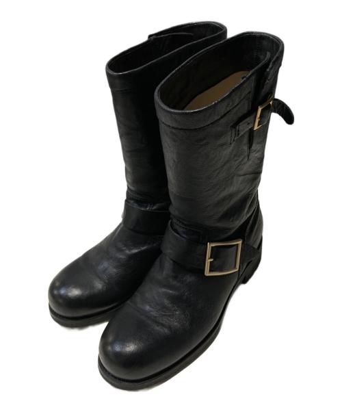 JIMMY CHOO（ジミーチュウ）JIMMY CHOO (ジミーチュウ) エンジニアブーツ ブラック サイズ:37の古着・服飾アイテム