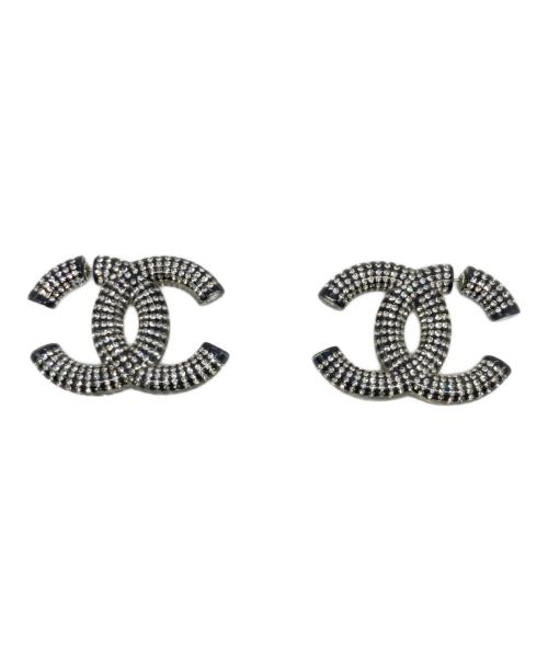 CHANEL（シャネル）CHANEL (シャネル) ココマークピアス ブラックの古着・服飾アイテム