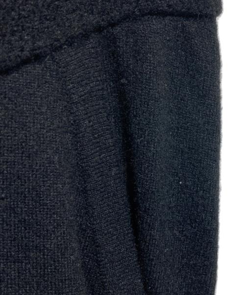 CHANEL（シャネル）CHANEL (シャネル) サイドラインカシミヤパンツ ブラック サイズ:38の古着・服飾アイテム