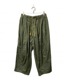 is-ness（イズネス）の古着「BALLOON EZ PANTS」｜カーキ