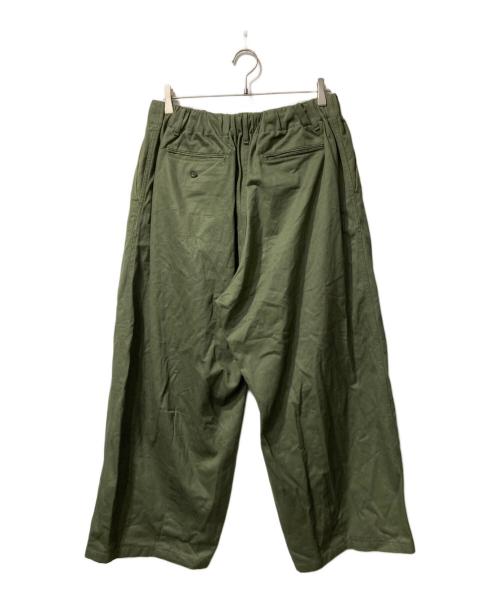 is-ness（イズネス）is-ness (イズネス) BALLOON EZ PANTS カーキ サイズ:Mの古着・服飾アイテム