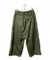 is-ness (イズネス) BALLOON EZ PANTS カーキ サイズ:M：15000円