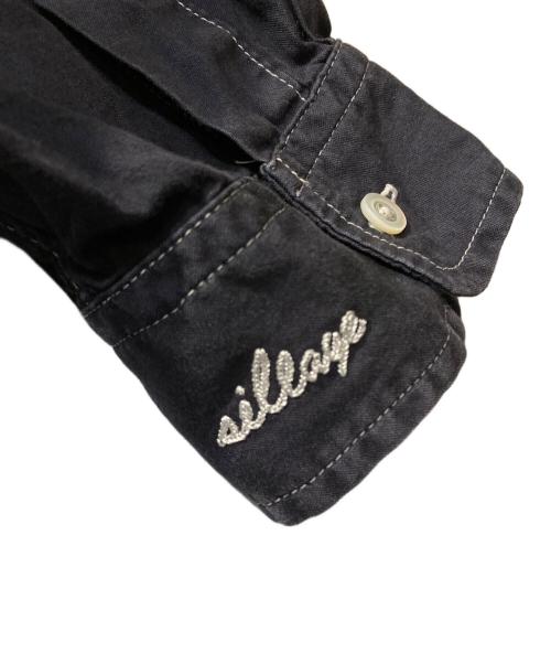 sillage（シアージ）sillage (シアージ) ロングスリーブシャツ ネイビー サイズ:Freeの古着・服飾アイテム