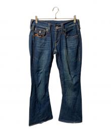 TRUE RELIGION（トゥルー レリジョン）の古着「フレアデニムパンツ」｜インディゴ