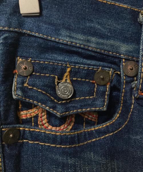 TRUE RELIGION（トゥルー レリジョン）TRUE RELIGION (トゥルー レリジョン) フレアデニムパンツ インディゴ サイズ:W30の古着・服飾アイテム