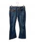 TRUE RELIGION（トゥルー レリジョン）の古着「フレアデニムパンツ」｜インディゴ