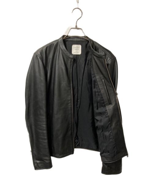 UNITED TOKYO（ユナイテッドトーキョー）UNITED TOKYO (ユナイテッドトーキョー) ラムレザージャケット ブラック サイズ:SIZE3の古着・服飾アイテム