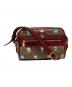 GUCCI（グッチ）の古着「GGスプリーム ショルダーバッグ」｜ブラウン×レッド