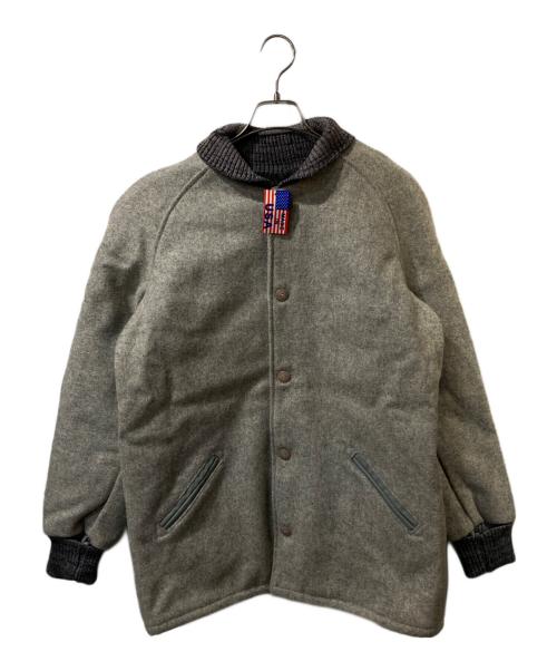 skookum（スクーカム）SKOOKUM (スクーカム) ウールスタジアムジャケット グレー サイズ:40の古着・服飾アイテム