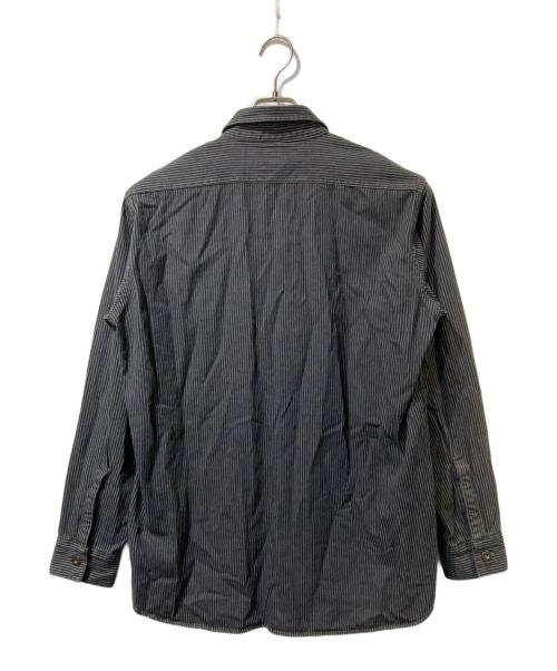 PAY DAY（ペイデイ）PAY DAY (ペイデイ) 別注ヒッコリーシャツブルゾン ブラック サイズ:SIZE ONE 未使用品の古着・服飾アイテム