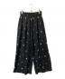 ne quittez pas (ヌキテパ) Cotton Voile Dot Leaf Embroidery Gather Pants ブラック サイズ:S：10000円