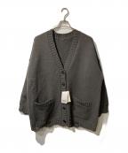 L'appartementアパルトモン）の古着「Damage Knit Cardigan」｜グレー