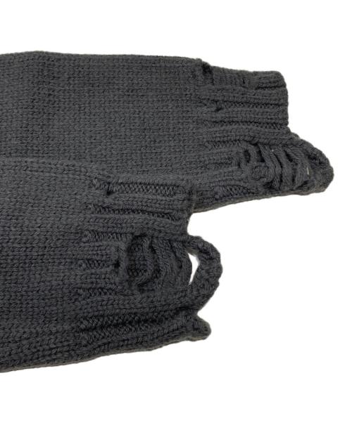 L'appartement（アパルトモン）L'appartement (アパルトモン) Damage Knit Cardigan グレー サイズ:free 未使用品の古着・服飾アイテム