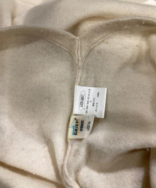 GOOD GRIEF!（グッドグリーフ）GOOD GRIEF! (グッドグリーフ) Cashmere Logo Knit P/O アイボリー サイズ:ＦＲＥＥの古着・服飾アイテム
