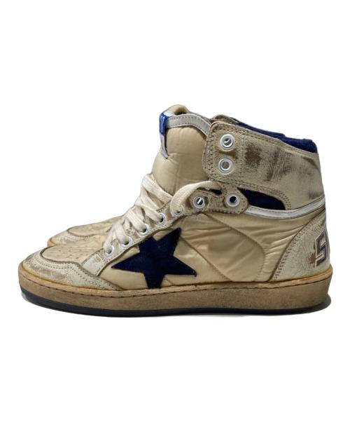 GOLDEN GOOSE（ゴールデングース）GOLDEN GOOSE (ゴールデングース) ユーズド加工 SKY STAR スニーカー アイボリー サイズ:38の古着・服飾アイテム