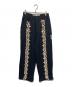 KARTIK RESEARCH（カーティックリサーチ）の古着「Floral Embroidered Trousers」｜ブラック