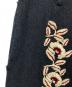 中古・古着 KARTIK RESEARCH (カーティックリサーチ) Floral Embroidered Trousers ブラック サイズ:30：30000円