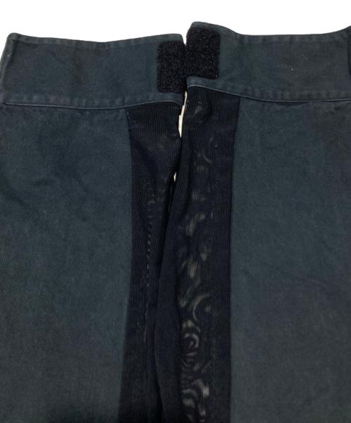 OLLY SHINDER（オリーシンダー）OLLY SHINDER (オリーシンダー) ZIPPER HYBRID SHIRT ブラック サイズ:Ｍの古着・服飾アイテム