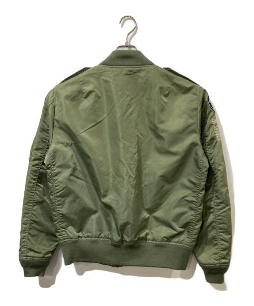 AVIREX（アヴィレックス）AVIREX (アヴィレックス) フライトジャケット カーキ サイズ:XLの古着・服飾アイテム