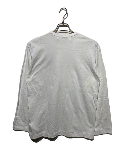PLAY COMME des GARCONS（プレイコムデギャルソン）PLAY COMME des GARCONS (プレイコムデギャルソン) ハートワッペンカットソー ホワイト サイズ:Lの古着・服飾アイテム