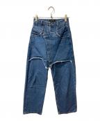 MAISON SPECIALメゾンスペシャル）の古着「Multi Way Wrap Denim Pants」｜インディゴ