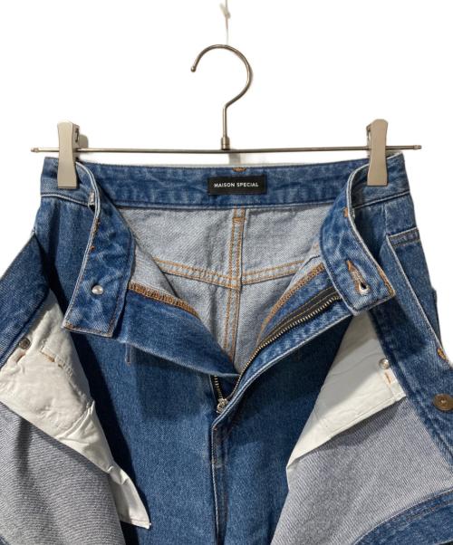 MAISON SPECIAL（メゾンスペシャル）MAISON SPECIAL (メゾンスペシャル) Multi Way Wrap Denim Pants インディゴ サイズ:36の古着・服飾アイテム