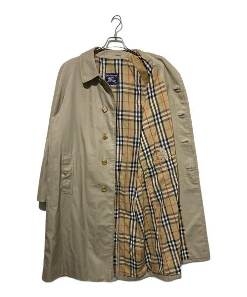 Burberry's（バーバリーズ）Burberry's (バーバリーズ) 裏ノバチェック柄ステンカラーコート ベージュ サイズ:52の古着・服飾アイテム