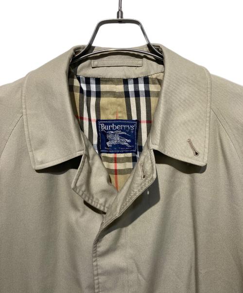 Burberry's（バーバリーズ）Burberry's (バーバリーズ) 裏ノバチェック柄ステンカラーコート ベージュ サイズ:52の古着・服飾アイテム
