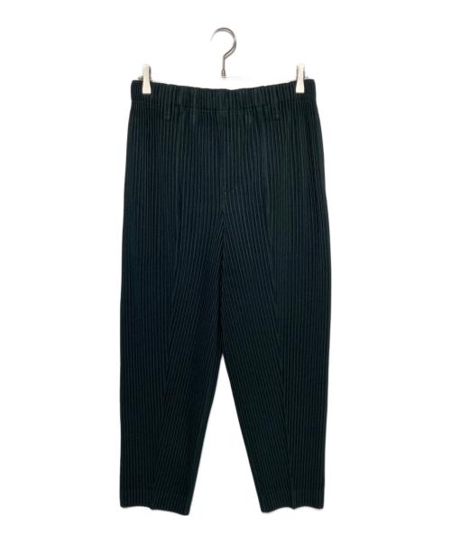 PLEATS PLEASE（プリーツプリーズ）PLEATS PLEASE (プリーツプリーズ) COMPLEAT TROUSERS プリーツパンツ ダークグリーン サイズ:2の古着・服飾アイテム