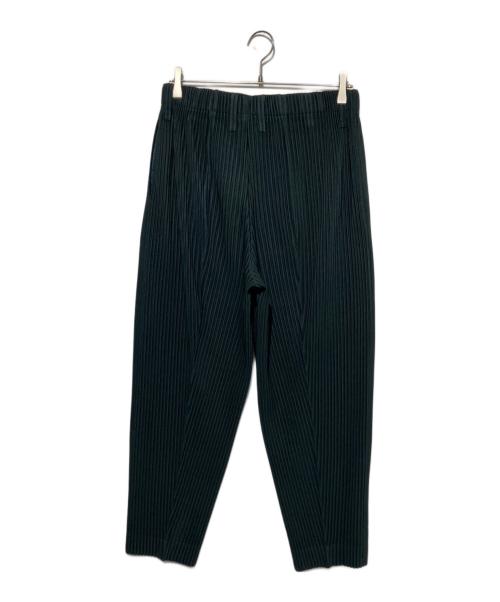PLEATS PLEASE（プリーツプリーズ）PLEATS PLEASE (プリーツプリーズ) COMPLEAT TROUSERS プリーツパンツ ダークグリーン サイズ:2の古着・服飾アイテム
