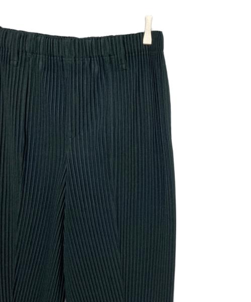 PLEATS PLEASE（プリーツプリーズ）PLEATS PLEASE (プリーツプリーズ) COMPLEAT TROUSERS プリーツパンツ ダークグリーン サイズ:2の古着・服飾アイテム