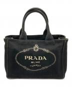 PRADAプラダ）の古着「カナパ ハンドバッグ」｜ブラック