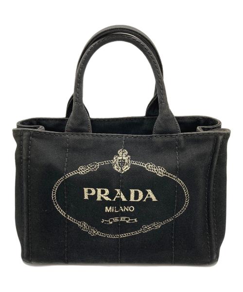 PRADA（プラダ）PRADA (プラダ) カナパ ハンドバッグ ブラックの古着・服飾アイテム
