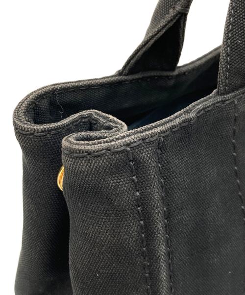 PRADA（プラダ）PRADA (プラダ) カナパ ハンドバッグ ブラックの古着・服飾アイテム