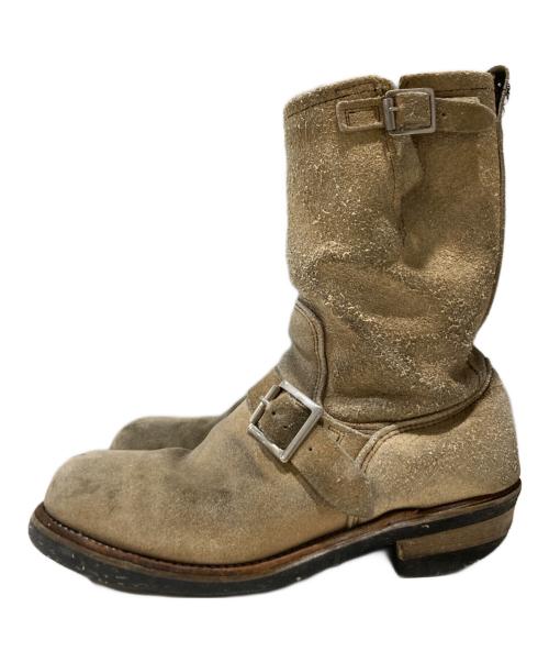 RED WING（レッドウィング）RED WING (レッドウィング) エンジニアブーツ ベージュ サイズ:8Dの古着・服飾アイテム