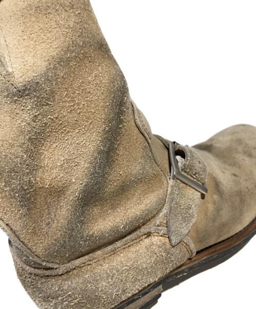 RED WING（レッドウィング）RED WING (レッドウィング) エンジニアブーツ ベージュ サイズ:8Dの古着・服飾アイテム