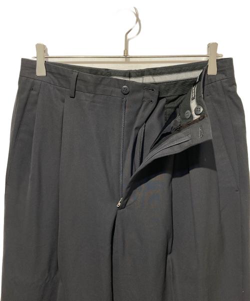 GIORGIO ARMANI（ジョルジオアルマーニ）GIORGIO ARMANI (ジョルジオアルマーニ) 2タックウールスラックス ブラック サイズ:48の古着・服飾アイテム