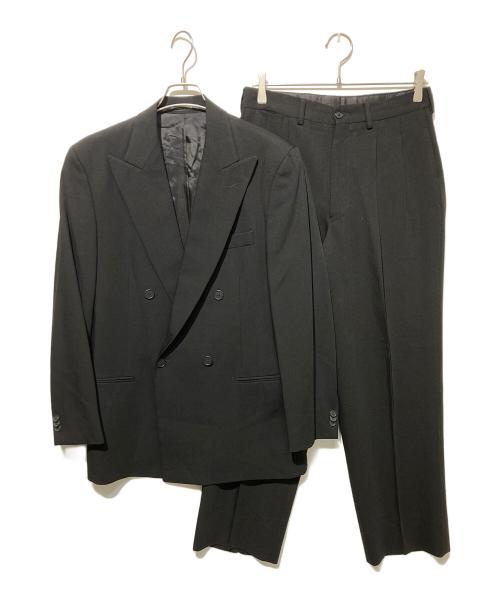 EMPORIO ARMANI（エンポリオ アルマーニ）EMPORIO ARMANI (エンポリオ アルマーニ) ダブルセットアップスーツ ブラック サイズ:46の古着・服飾アイテム