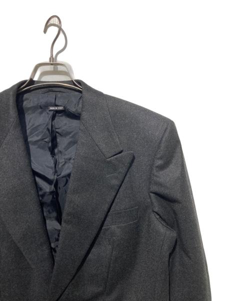 GIORGIO ARMANI（ジョルジオアルマーニ）GIORGIO ARMANI (ジョルジオアルマーニ) カシミヤ混タキシードジャケット グレー サイズ:52の古着・服飾アイテム