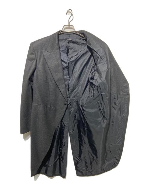 GIORGIO ARMANI（ジョルジオアルマーニ）GIORGIO ARMANI (ジョルジオアルマーニ) カシミヤ混タキシードジャケット グレー サイズ:52の古着・服飾アイテム